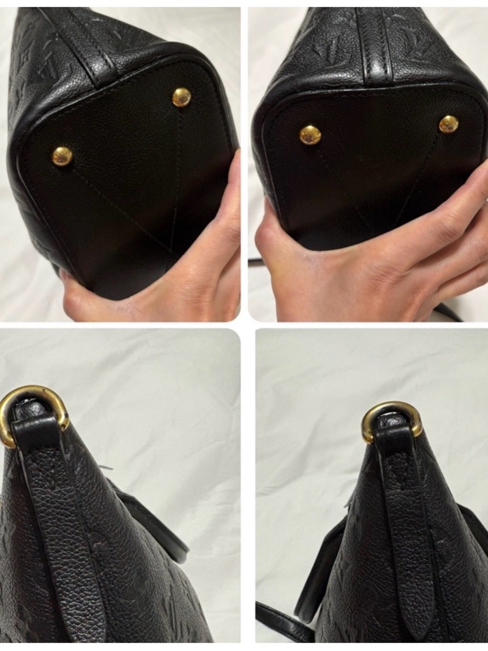 Louis Vuitton Mazarine Black Leather Handbag - Picture 3 of 16